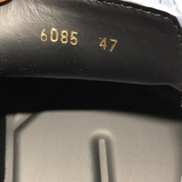 New Authentic Versace Villa Suede Driver Shoes – Blue (Size 47) - Picture 3 of 14